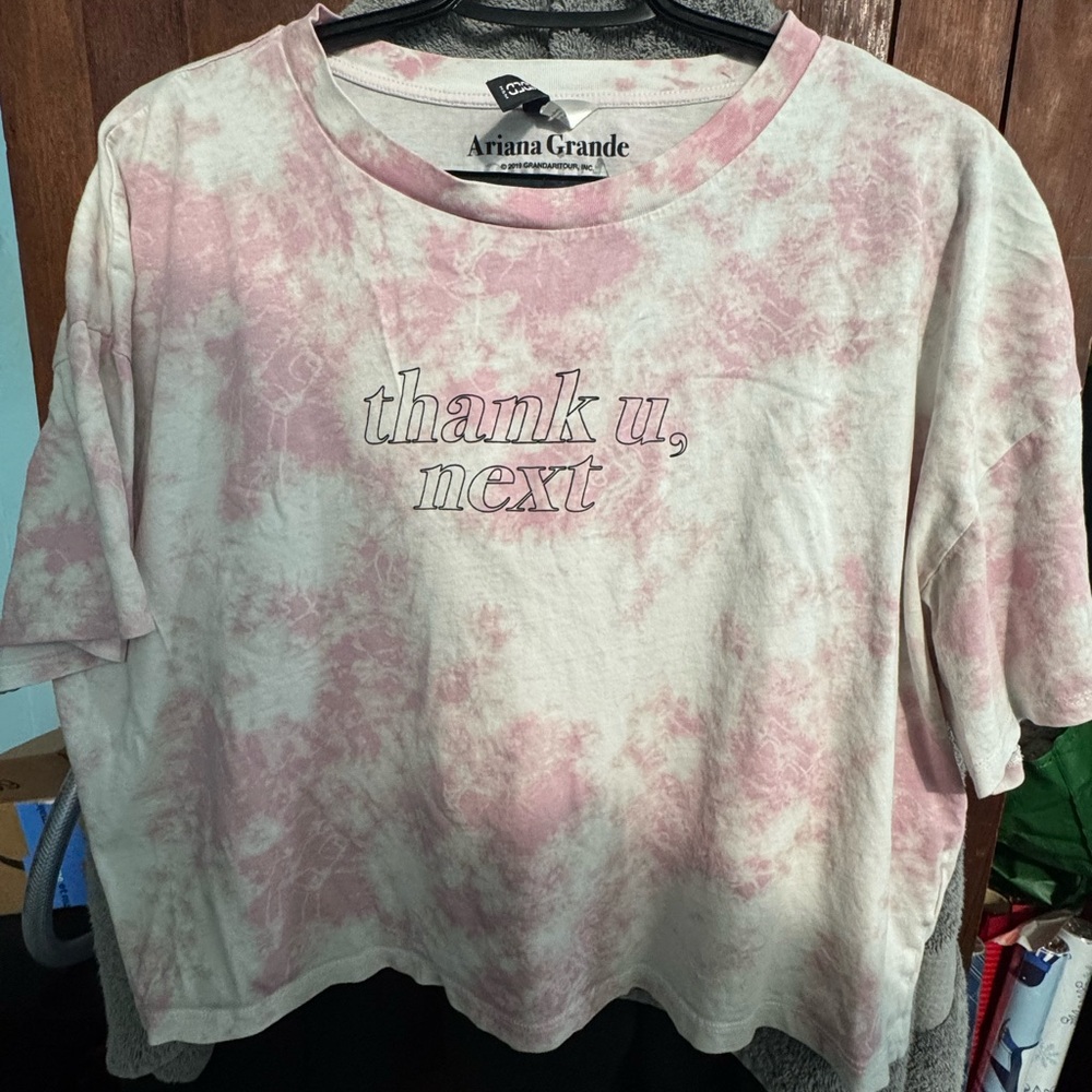 Ariana Grande Pink Tie-Dye Women's Top